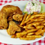 Half Crispy Fried Chicken