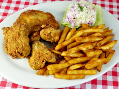 Half Crispy Fried Chicken